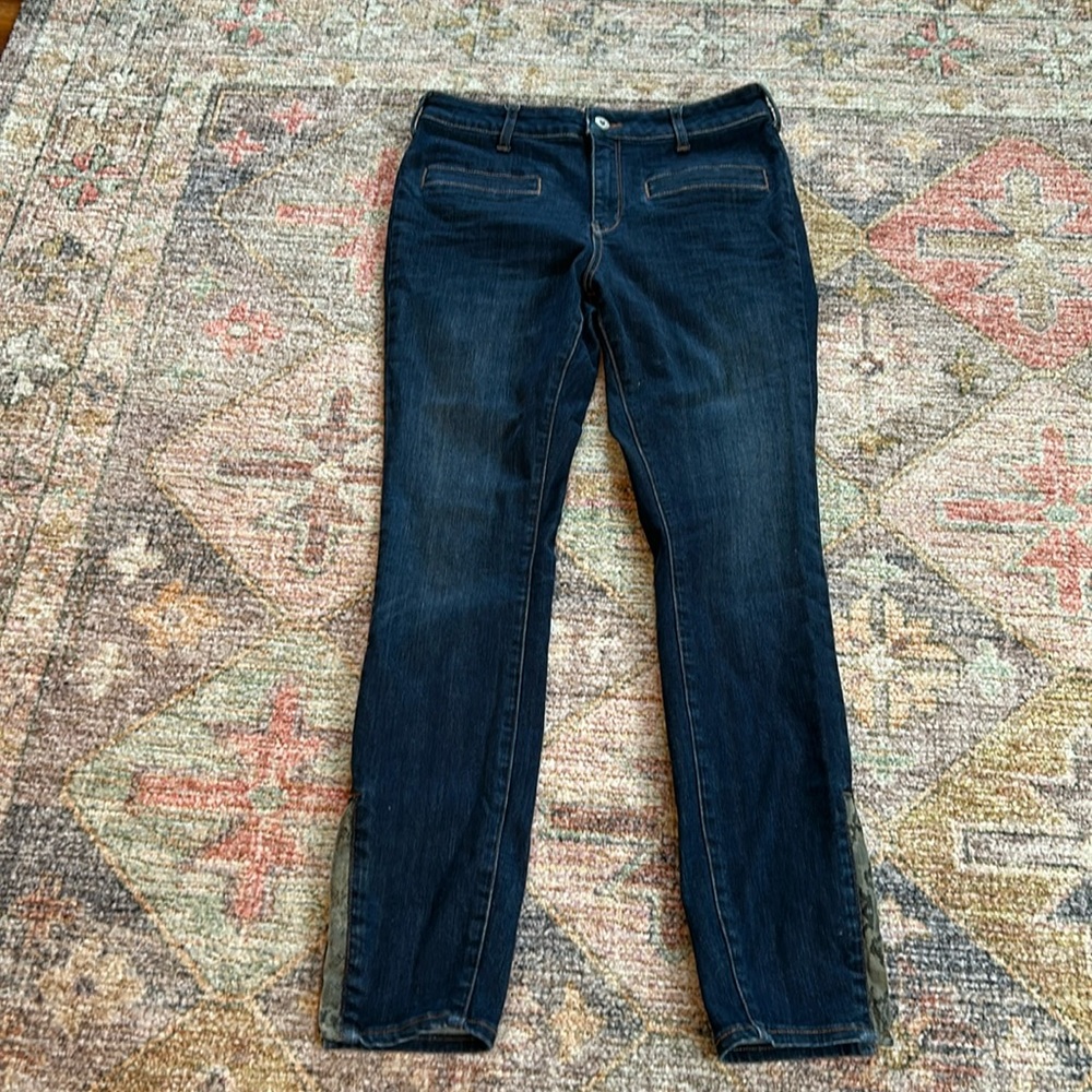 Pilcro and letterpress High-rise skinny jeans